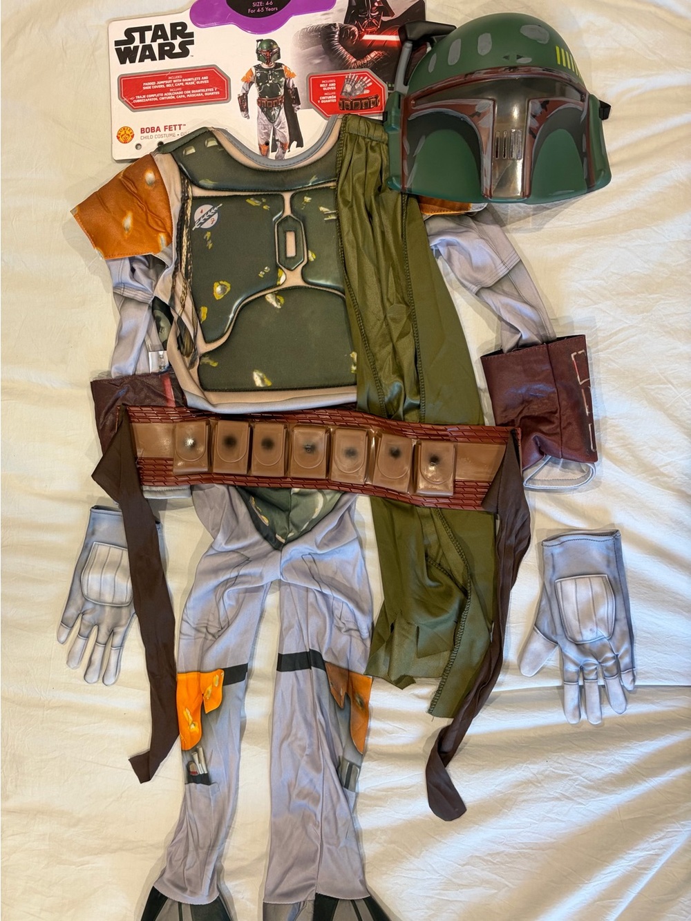 Star Wars Boba Fett Kids Costume - Green, Brown